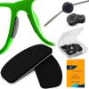 Eyeglass Nose Pads Anti Slip 6 Pairs Eye Glasses Nose Pad 0.5 mm Silicone Nose Bridge Pads Nose Grips Non Slip Piece Sunglass Nose Pads Guards 0.5mm x