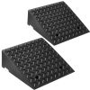 Driveway Curb Ramp, 7000 lbs Load Capacity, 7 Inches Rise Height Heavy Duty Curbside Bridge Ramp with Drainage Tank for Wheelchairs, Strollers