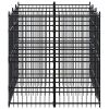 Dog Kennel Black Powder-coated Steel Durable Dog Kennel