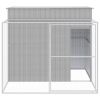 Dog House Light Grey Galvanized Steel Large Durable Dog House