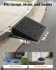 Driveway Curb Ramp, 7000 lbs Load Capacity, 7 Inches Rise Height Heavy Duty Curbside Bridge Ramp with Drainage Tank for Wheelchairs, Strollers