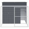 Dog House Anthracite Galvanized Steel Big Durable Dog House