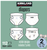 Kirkland Signature Diaper Size 2, 112-count