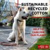 Recycled Cotton Dog Leash 6 Ft x 1 in Eco Friendly Collar for Small Medium Large Dogs Reflective Strong Leashes for Large Breed Dogs