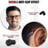 Eyeglass Nose Pads Grips 6 pairs 1 mm Adhesive Glasses Nose Grip Non Slip Silicone Eyeglasses Nose Pads Anti Slip Sunglass Nose Pads Bridge 1mm x 7mm
