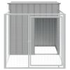 Dog House Light grey Galvanized steel 43.3 x 79.1 x 43.3 in