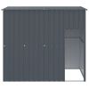 Dog House Anthracite Galvanized Steel 84.3 x 60.2 x 71.3 in