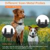 Dog Training Collar; 100% Waterproof Dog Shock Collar with Remote Range 1300ft; 3 Training Modes; Beep; Shock; Vibration; Rechargeable Electric Shock